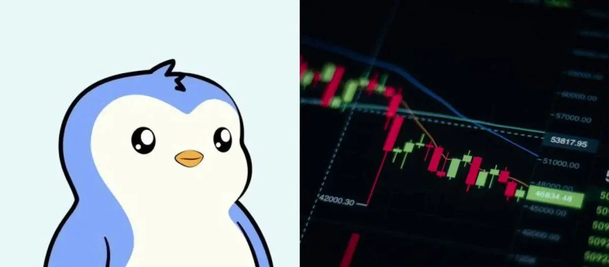 PENGU شرکت Pudgy Penguins در روز گذشته ۱۴ درصد کاهش یافته است.